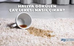 Halıya Dökülen Çay Lekesi Nasıl Çıkar?